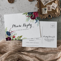 Luxuriöse Whimsical Boho Blumenkarte Auswahl UAWG