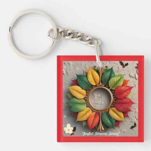 "Luxuriöse Winterabende" Schlüsselanhänger (Vorderseite)