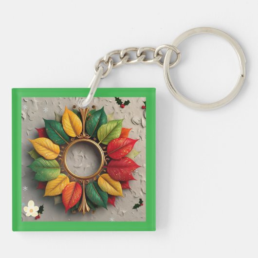 "Luxuriöse Winterabende" Schlüsselanhänger (Rückseite)