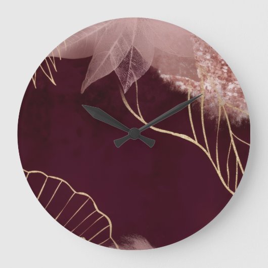 Luxuriöse Zeit von Celestia Große Wanduhr (Vorderseite)
