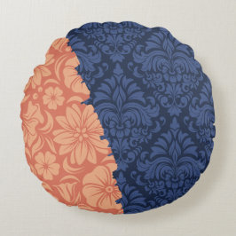 Luxuriöse Zierelemente Rundes Kissen