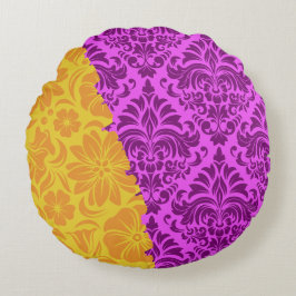 Luxuriöse Zierelemente Rundes Kissen