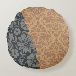 Luxuriöse Zierelemente Rundes Kissen