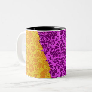 Luxuriöse Zierelemente Zweifarbige Tasse