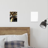Luxuriöser Abstrakter Hintergrund mit Gold und Bla Bilderwand Sets (Schlafzimmer)
