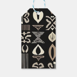 Luxuriöser afrikanischer Karibik-Mudcloth Geschenkanhänger