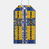 Luxuriöser afrikanischer Karibik-Mudcloth Geschenkanhänger (Rückseite)