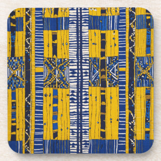 Luxuriöser afrikanischer Karibik-Mudcloth Getränkeuntersetzer