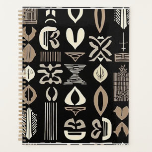 Luxuriöser afrikanischer Karibik-Mudcloth Planer