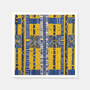 Luxuriöser afrikanischer Karibik-Mudcloth Serviette