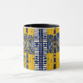Luxuriöser afrikanischer Karibik-Mudcloth Tasse (Zentrum)