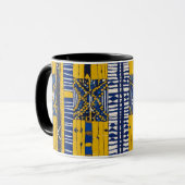 Luxuriöser afrikanischer Karibik-Mudcloth Tasse (Vorderseite Links)