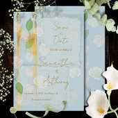 Luxuriöser Blumenbarock-Eleganz Save The Date