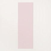 Luxuriöser Blush Glitzer Weißrosa Marmor Yogamatte (Rückseite)