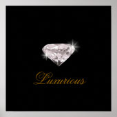 luxuriöser Diamant Poster (Vorne)