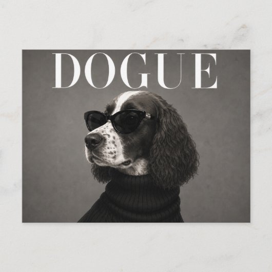 Luxuriöser Englischer Springer Spaniel Postkarte (Vorderseite)