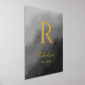 Luxuriöser Familienname Jahr etablierter Logo-Stil Foliendrucke (Ablage )