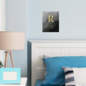 Luxuriöser Familienname Jahr etablierter Logo-Stil Foliendrucke (In Situ (Schlafzimmer))