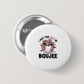 Luxuriöser Geist Halloween Vintage Gravur Design_1 Button (Vorne & Hinten)