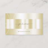 Luxuriöser Goldeffekt Beruflich und stilvoll Visitenkarte (Vorderseite)