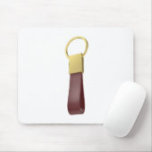 Luxuriöser goldener Schlüsselanhänger mit Lederban Mousepad (Mit Mouse)