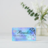 Luxuriöser Holographic Foil Fair Braiding Credit S Visitenkarte (Stehend Vorderseite)