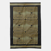 Luxuriöser Koch aus Black Gold Geschirrtuch (Vertikal)