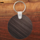 Luxuriöser Mahogany Holzlook Hintergrund Schlüsselanhänger (Vorderseite)