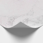 Luxuriöser Marmor mit rosa Glitzer Geschenkpapier (Ecke)