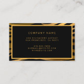 Luxuriöser, moderner Blumenstrauß fügt Ihren Text  Visitenkarte (Rückseite)