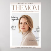 Luxuriöser personalisierter Titelblatt-Magazin zum Poster (Vorne)