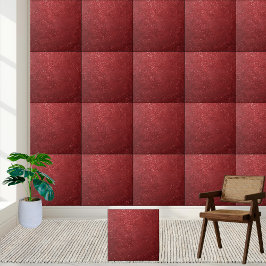 Luxuriöser Radiant Red Glitzer Stylish Wall Floor Fliese