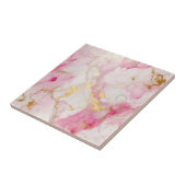 Luxuriöser Rosa- und Goldmarmor-Effekt Fliese (Seite)