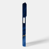Luxuriöser Saphirblauer Marmor Case-Mate iPhone Hülle (Rückseite / Rechts)