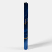 Luxuriöser Saphirblauer Marmor Case-Mate iPhone Hülle (Rückseite / Rechts)