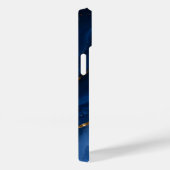 Luxuriöser Saphirblauer Marmor Case-Mate iPhone Hülle (Rückseite / Rechts)