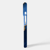 Luxuriöser Saphirblauer Marmor Case-Mate iPhone Hülle (Rückseite / Links)