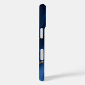 Luxuriöser Saphirblauer Marmor Case-Mate iPhone Hülle (Rückseite / Rechts)