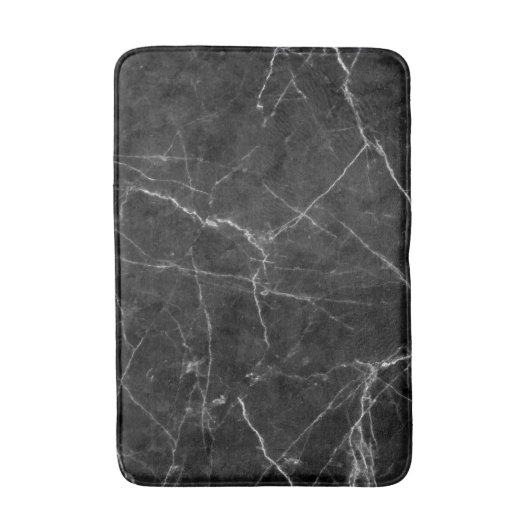 Luxuriöser schwarzer Marmor Badematte (Vorderseite Vertikal)