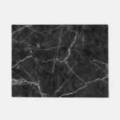 Luxuriöser schwarzer Marmor Fußmatte (Vorderseite)