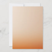 Luxuriöser Sonnenuntergang Einladung (Rückseite)