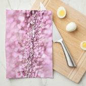 Luxuriöser Sparkling Rose Gold Glitzer Geschirrtuch (Viertel Falte)