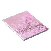 Luxuriöser Sparkling Rose Gold Glitzer Notizblock (angewinkelt)