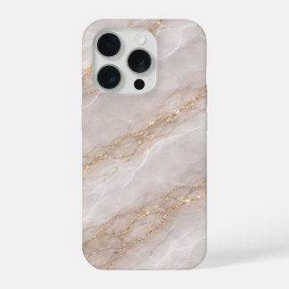 Luxuriöser Taubengrau-Marmor mit weißen Adern und iPhone 15 Pro Hülle