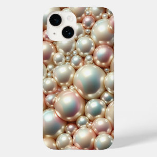 Luxuriöser Tiefblauer und Strahlend Goldener Glitt Case-Mate iPhone 14 Hülle