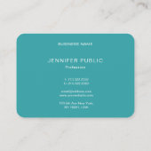 Luxuriöser Trend färbt erstklassiges Silk Visitenkarte (Rückseite)