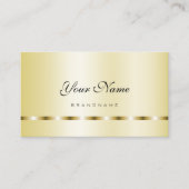 Luxuriöser und heller Goldeffekt Beruflich Visitenkarte (Vorderseite)