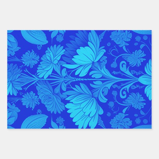 Luxuriöser und schöner Urlaub Geschenkpapier Set (Vorderseite 3)