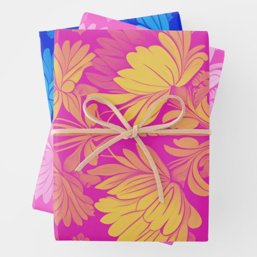 Luxuriöser und schöner Urlaub Geschenkpapier Set (Beispiel)