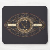luxuriöser, Vintager Hähnchenfarm Mousepad (Vorne)